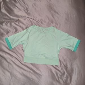 Fabletics Green Crop Top